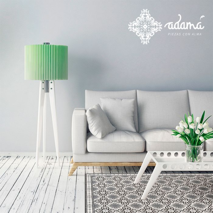 Adama Vinyl Rug/Mat (Dream_BW)