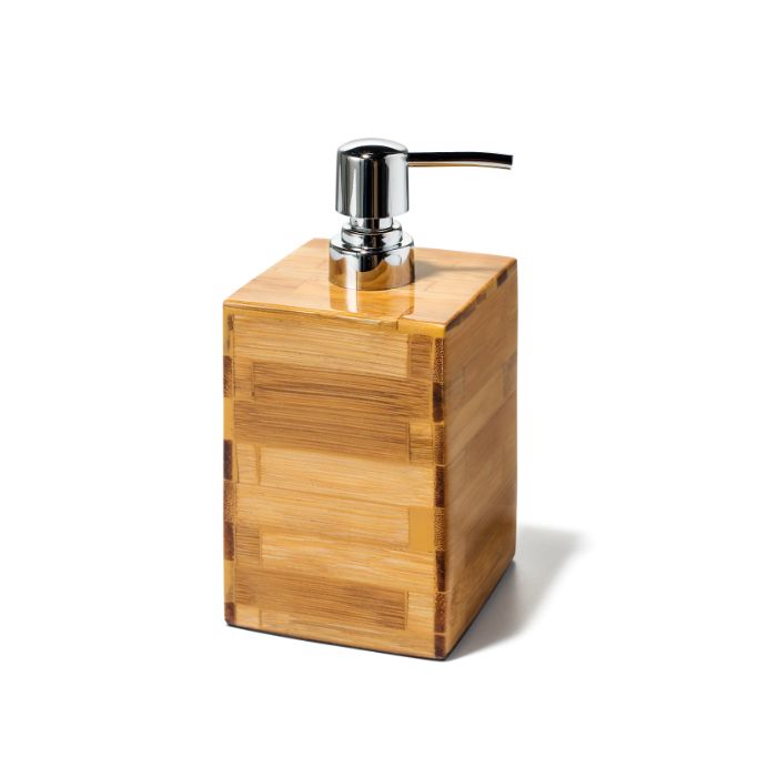 Ladorada Bamboo Veneer Soap Dispenser