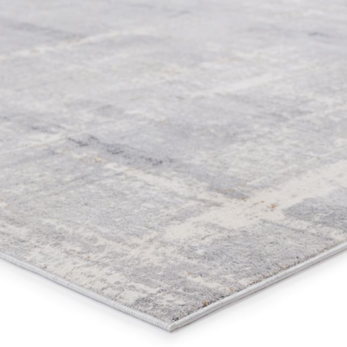 Vibe by Jaipur Living Lavato Abstract Light Gray/ Cream Area Rug (SOLACE - SOC01)