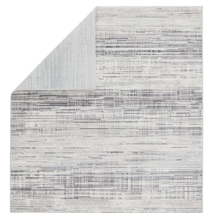 Vibe by Jaipur Living Zesiro Abstract Gray/ Ivory Area Rug (SOLACE - SOC04)