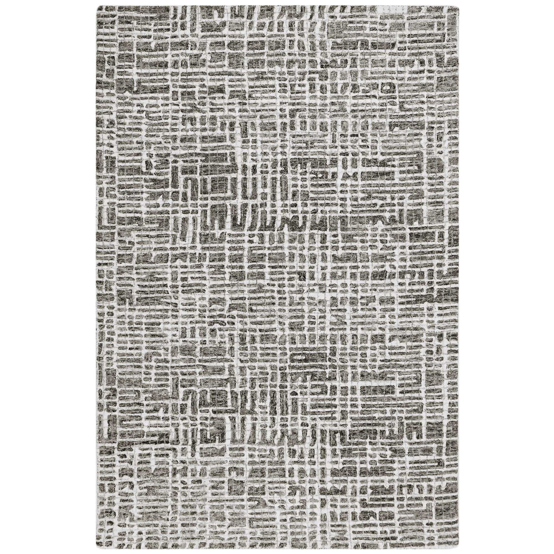 Liora Manne Savannah Grid Indoor Rug Charcoal