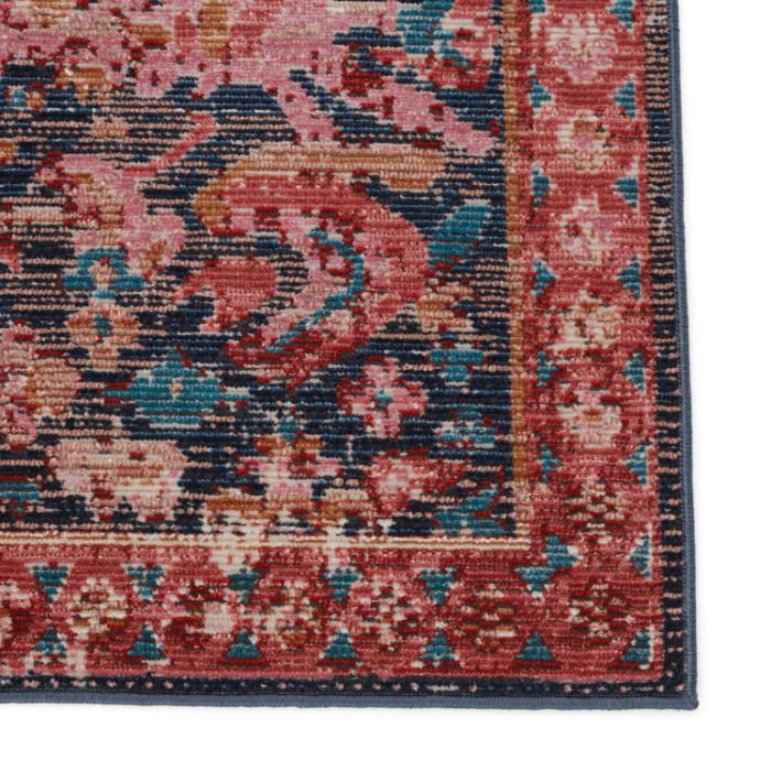Vibe by Jaipur Living Maven Indoor/ Outdoor Oriental Pink/ Blue Area Rug (SWOON - SWO05)