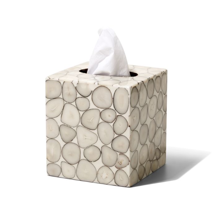 Ladorada Tagua Wood & Palm Ivory Tissue Box Cover – Hudson & Vine