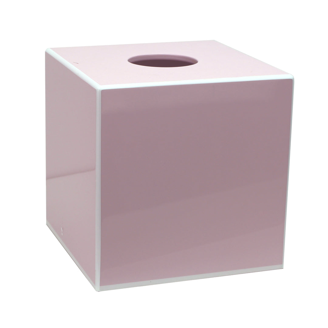 Addison Ross Lacquer Tissue Box Cover (Light Pink)