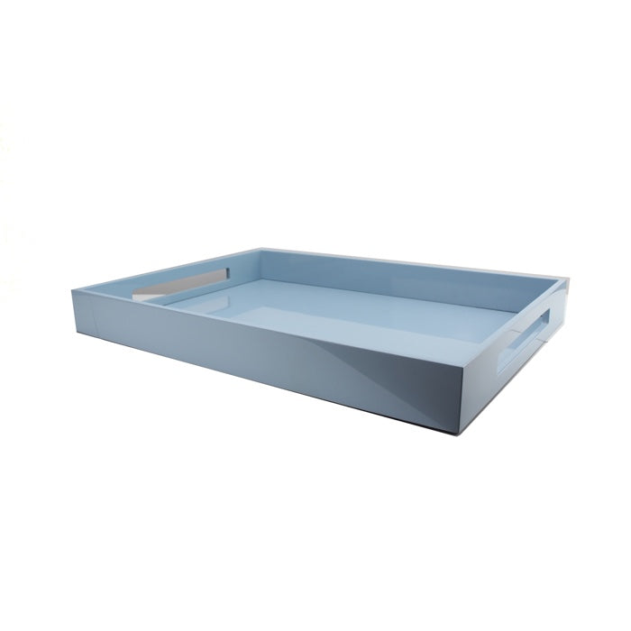 Addison Ross Lacquered Tray (Pale Denim) 22x16
