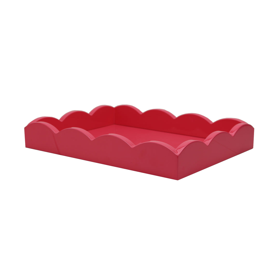 Addison Ross Lacquered Tray (Watermelon Pink) 11 x 8