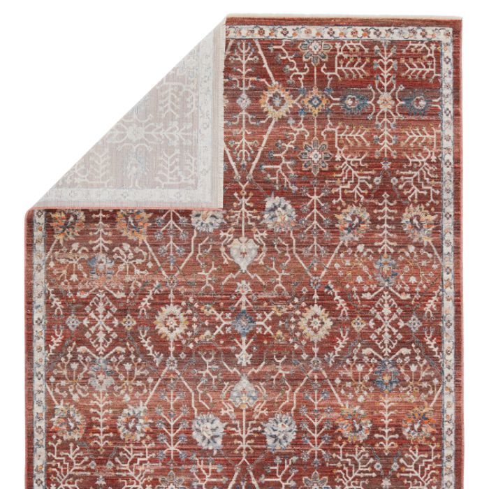 Vibe by Jaipur Living Katalia Trellis Red/ Blue Area Rug (TERRA - TRR14)