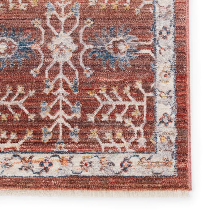 Vibe by Jaipur Living Katalia Trellis Red/ Blue Area Rug (TERRA - TRR14)