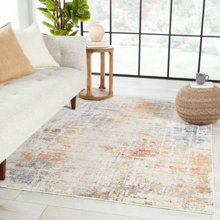 Vibe by Jaipur Living Nanko Abstract Multicolor/ Ivory Area Rug (TERRA - TRR15)