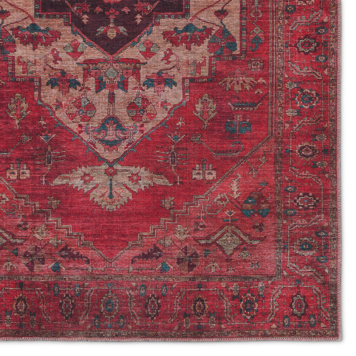 Vibe by Jaipur Living Monroe Medallion Red/ Brown Area Rug (VINDAGE - VIN01)