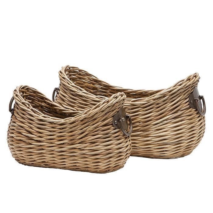Varna Natural Rattan Basket Set/2