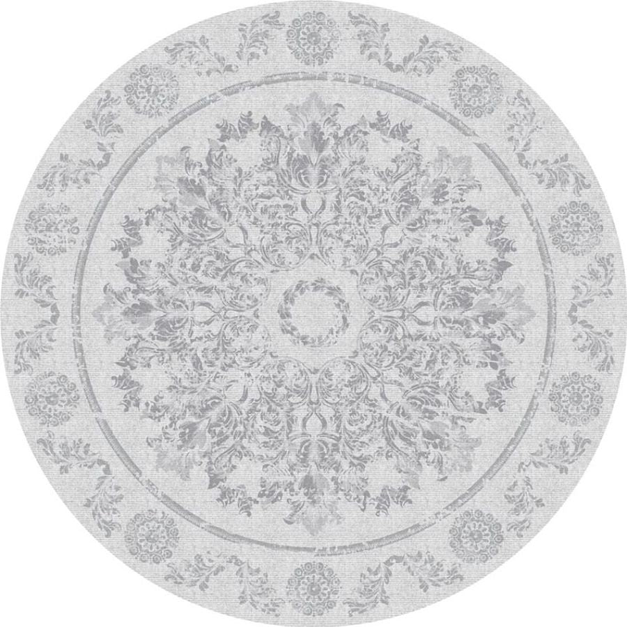 Adama Vinyl Round Rug/Mat (Washington_G)