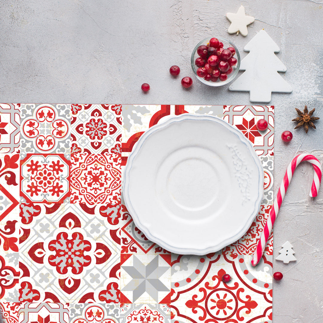 Adama Vinyl Placemats Set/4 (Xmas_love)