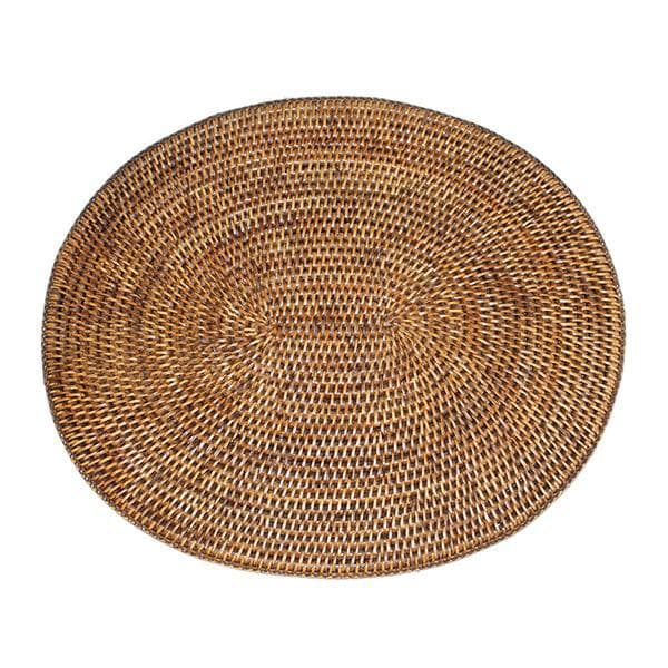 Rattan Oval Placemats (Set/2)
