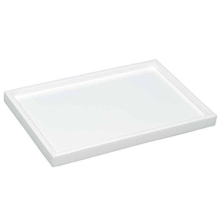 White Lacquer Vanity Tray