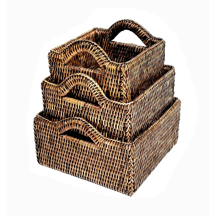 Matahari Rattan Empire Square Tray - Thumbnail 3