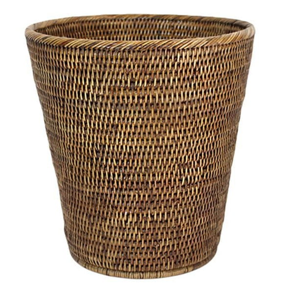 Rattan Waste Basket Round 12