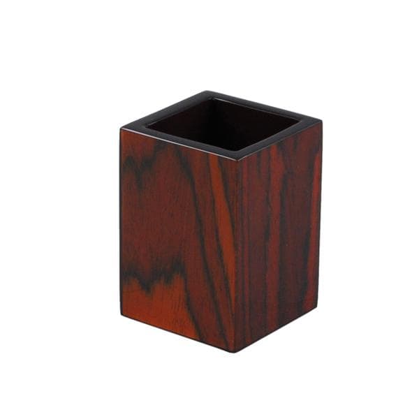 Walnut Burl Inlay Lacquer Bathroom Accessories – Hudson & Vine