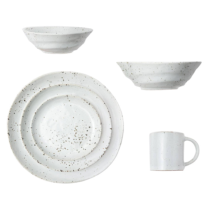 Marcus White Salt Glaze Stoneware Dinnerware