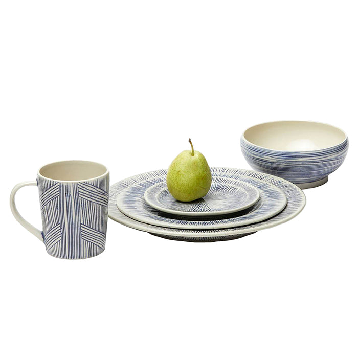 Nolan Navy/Cream Stoneware Dinnerware