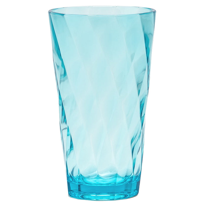 Beverly Island Blue Acrylic Highball Glasses Set/6