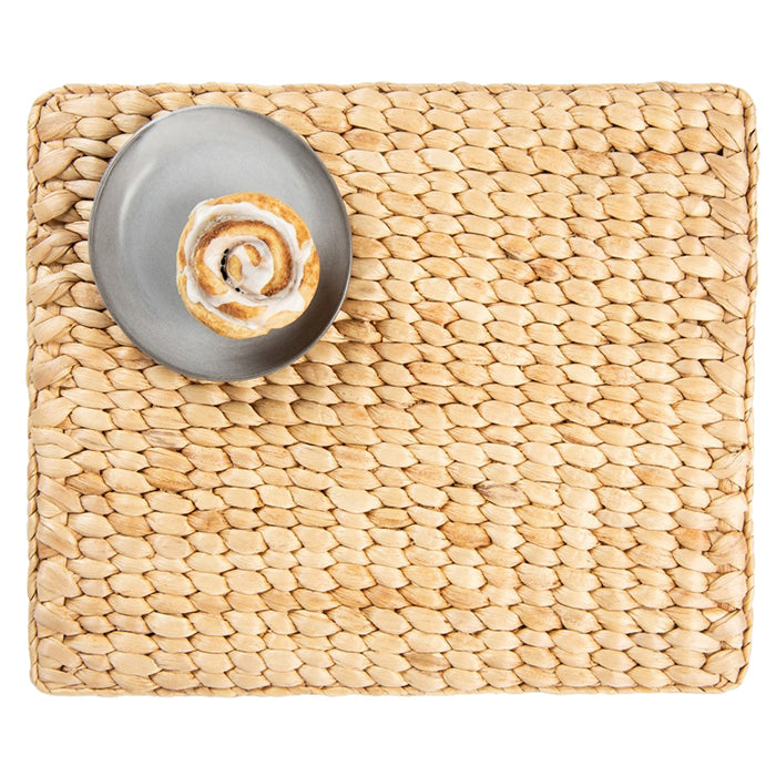 Clayton Natural Water Hyacinth Placemats (Rectangle) Set/4