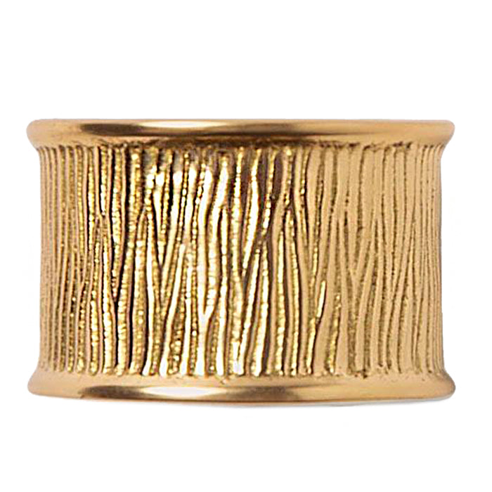 Ellery Gold Brass Napkin Rings Set - Thumbnail 3