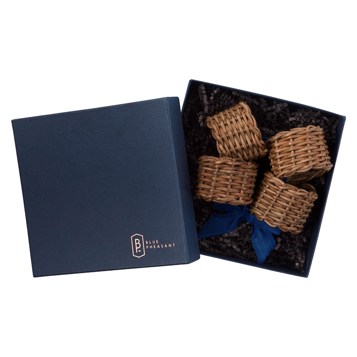 Hampton Honey Rattan Napkin Ring - Thumbnail 2