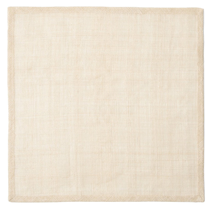 June Flax Abaca Square Placemats Set/4