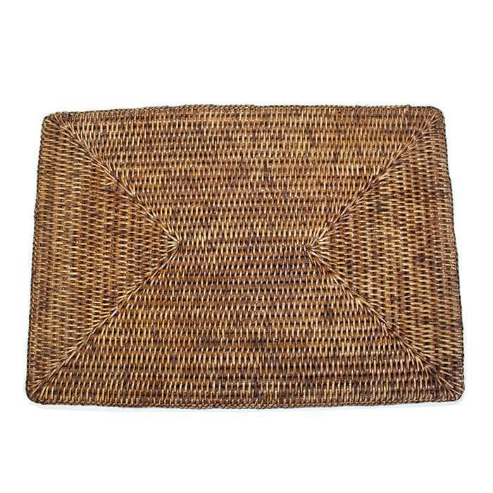 Rectangular Rattan Placemat Set/4 – Hudson & Vine
