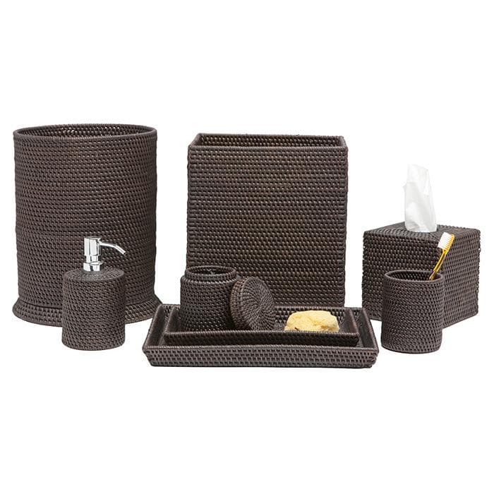 Dalton Coffee Rattan Square Tissue Box