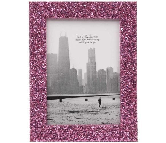 Vegas Pink Glitter Picture Frame