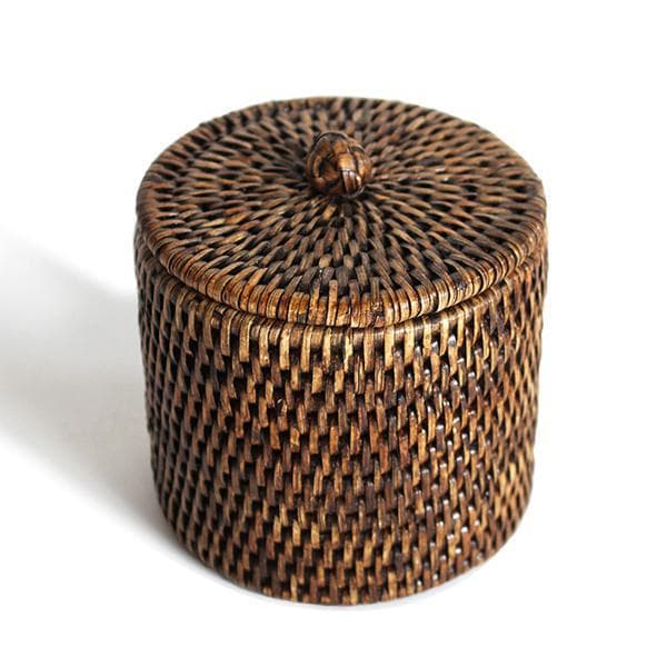 Rattan Small Bathroom Containers Set/2
