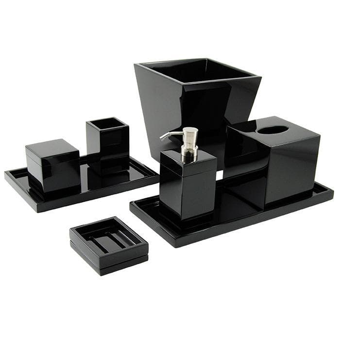 Black Lacquer Vanity Tray