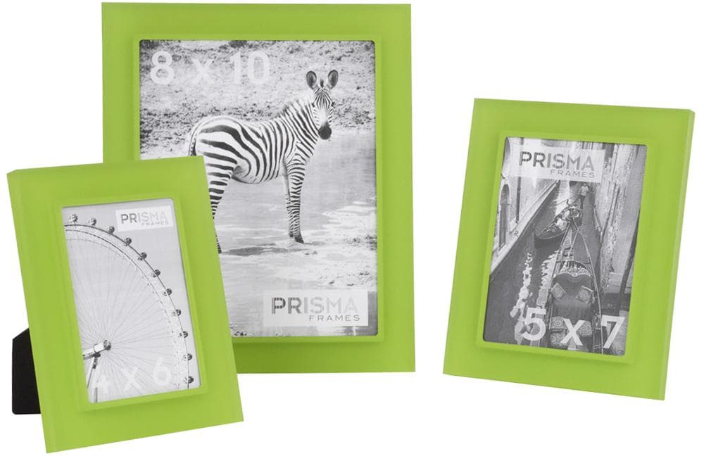 Kermit Green Prisma Acrylic Picture Frame - Hudson & Vine