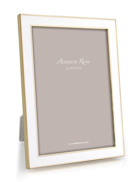 Addison Ross White Gold Plate Enamel Frame