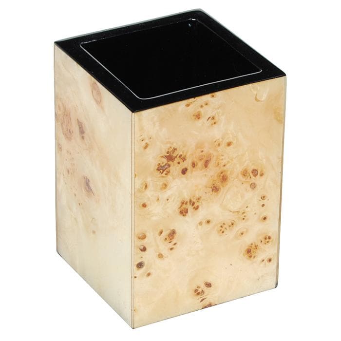 Mappa Burl Inaly Lacquer Brush Holder - Thumbnail 2