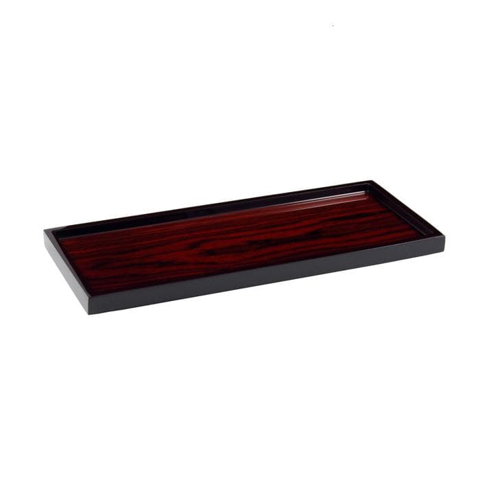 Rosewood Inlay Lacquer Long Vanity Tray