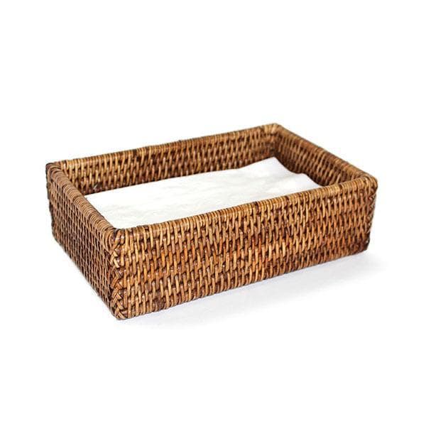 Rattan Dinner Napkin Baskets Set/2