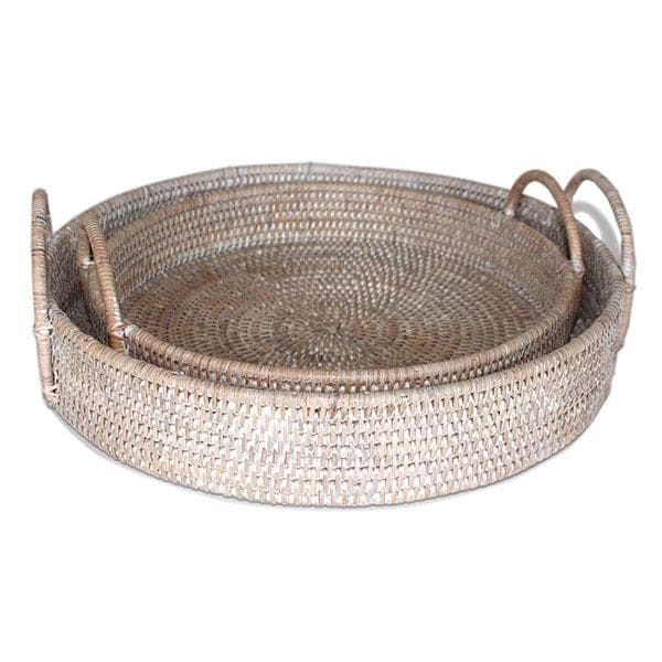 Matahari Rattan Round Tray - Thumbnail 4