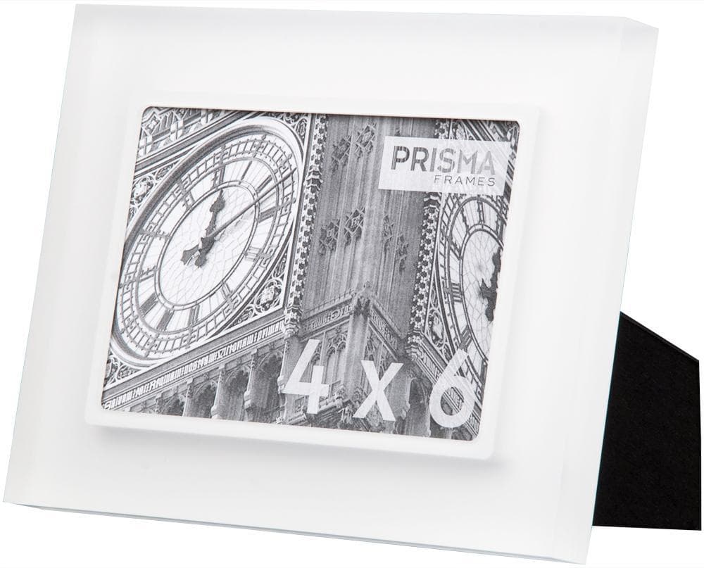 Snow White Clear Prisma Acrylic Picture Frame - Thumbnail 3