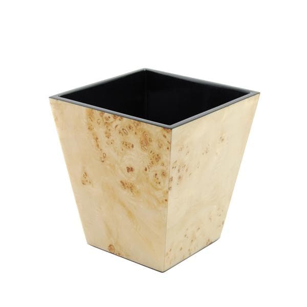 Mappa Burl Inaly Lacquer Waste Basket