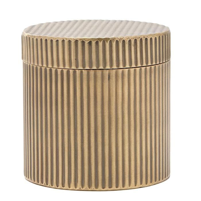 Redon Canister - Antique Brass