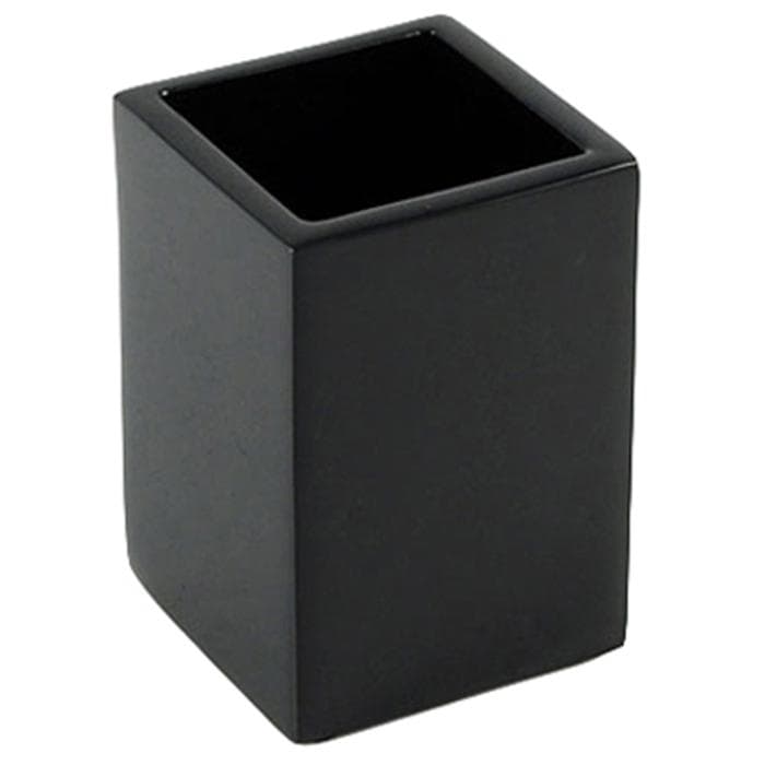 Black Lacquer Bathroom Accessories Hudson & Vine