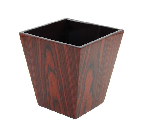 Rosewood Inlay Lacquer Waste Basket