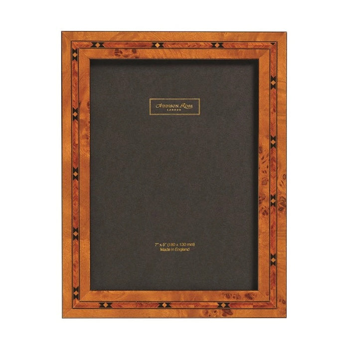 Addison Ross Brown Star 2cm Marquetry Picture Frame