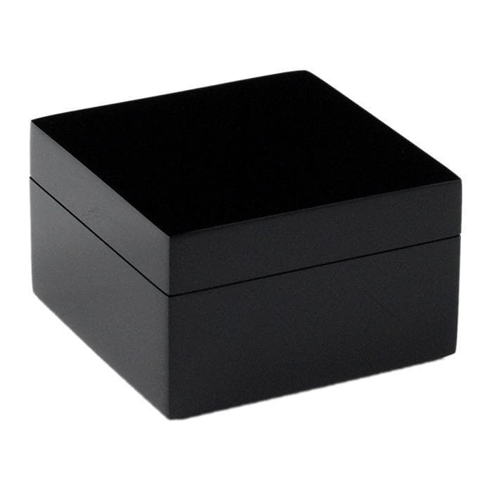 Lacquer Small Square Box (Black)