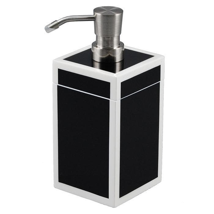 Black & White Lacquer Soap Pump