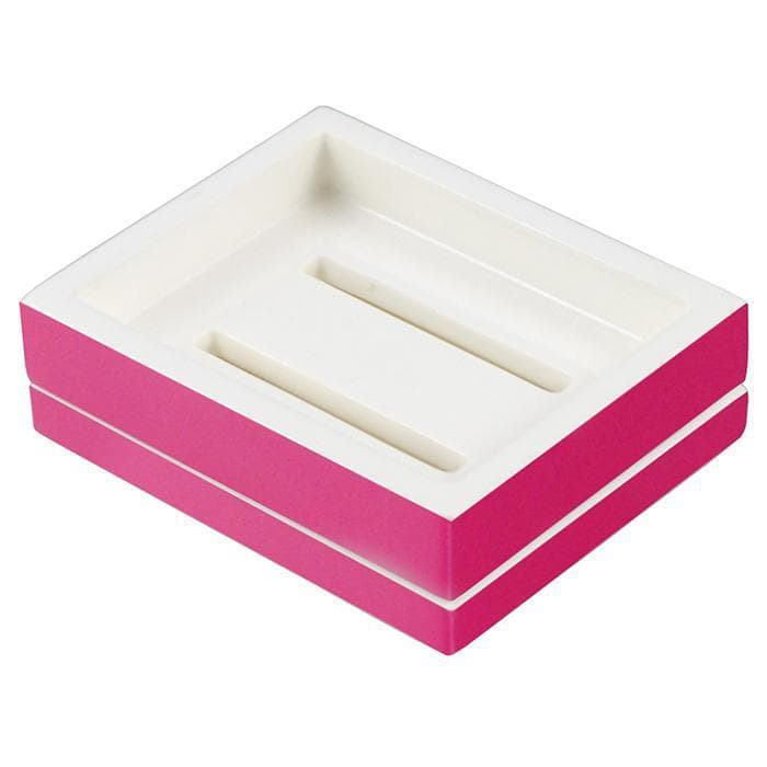 Hot Pink Lacquer Bathroom Accessories