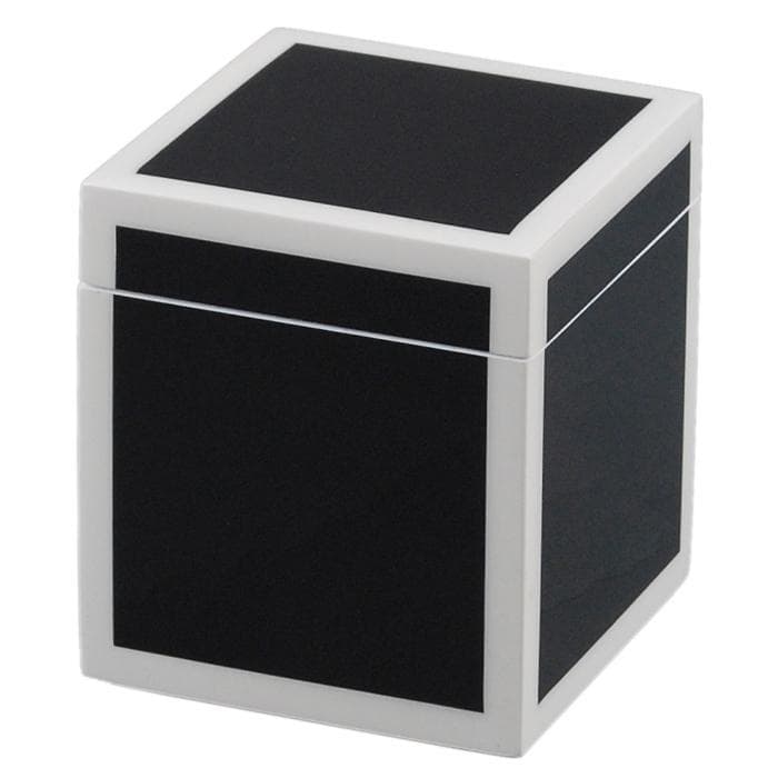 Black & White Lacquer Canister